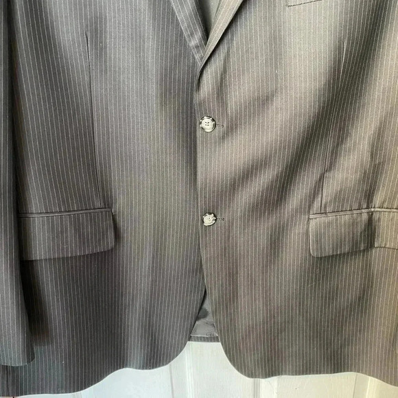 Angelo Rossi Hand Tailored  Performance Stretch Charcoal Blazer Men’s Size 50 R - Picture 8 of 8